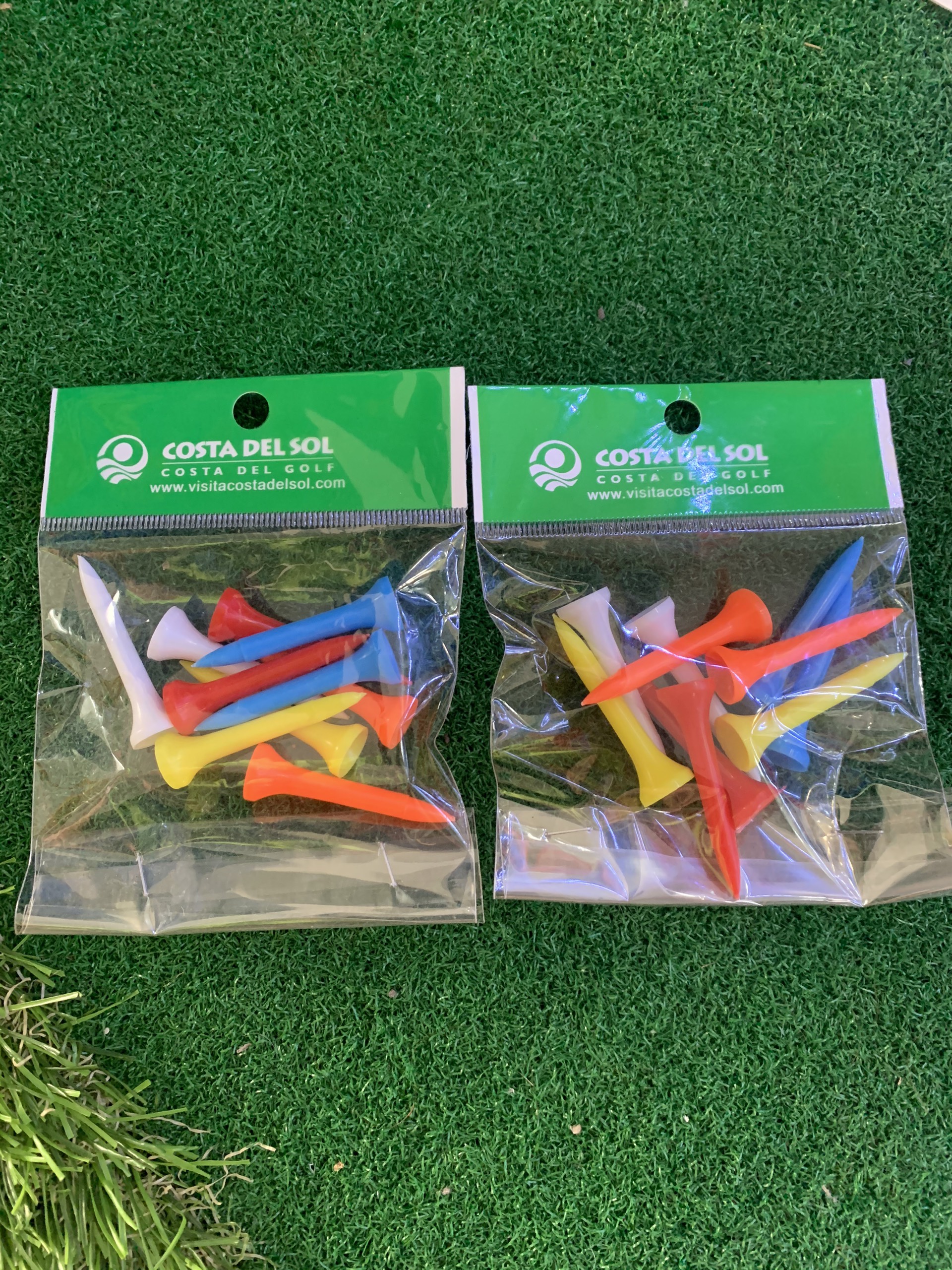 Tee golf gói 10 chiếc chất nhựa dài/ ngắn.