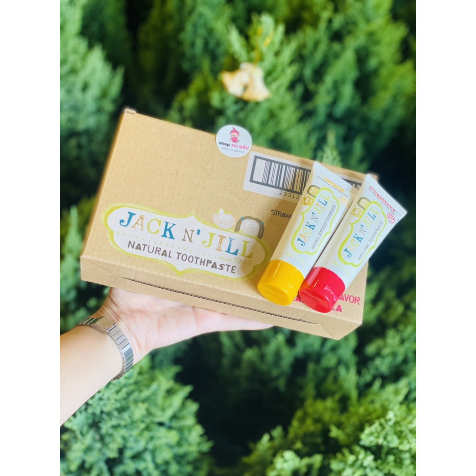 Kem đánh răng Jack N' Jill Natural Certified Toothpaste 50gr