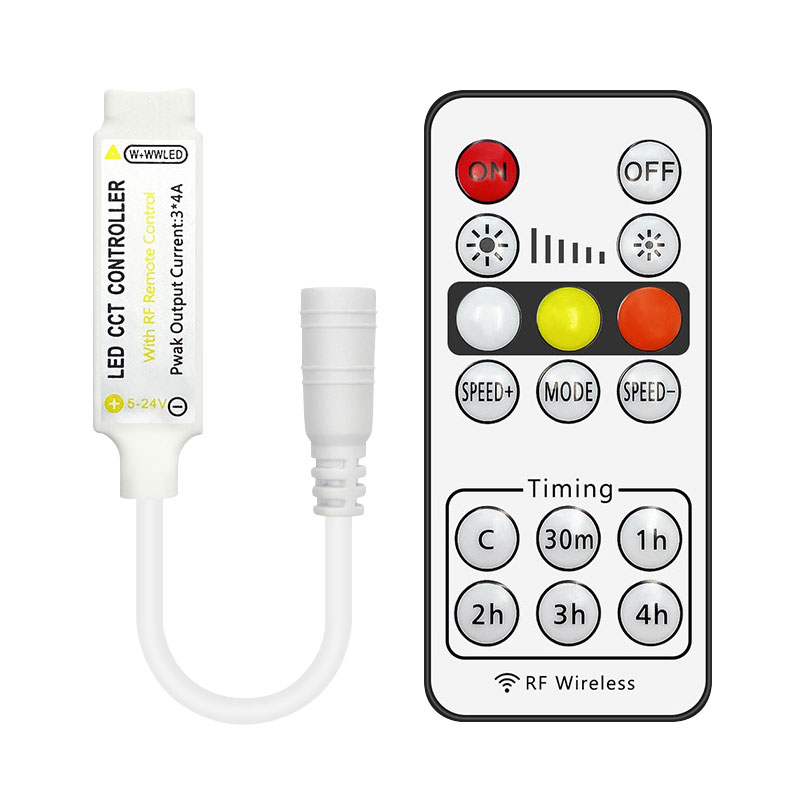 16%20key%20Dual%20Color%20LED%20Dimmer%20for%20CCT%205050%20Strip%20RF%20wireless%20remote%20control%20USB/DC%203-pin%20connector%205v/12v/24v%20controller%20-%20Image%206