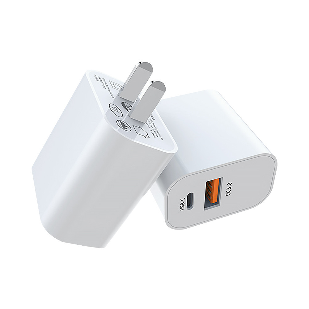Đầu sạc PD sạc nhanh Type Cổng kép (A+C) sạc nhanh USB Type C