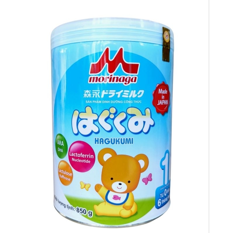 Combo 2 hộp sữa Morinaga số 1 850g Mẫu Mới (NK chính hãng, date 2025)