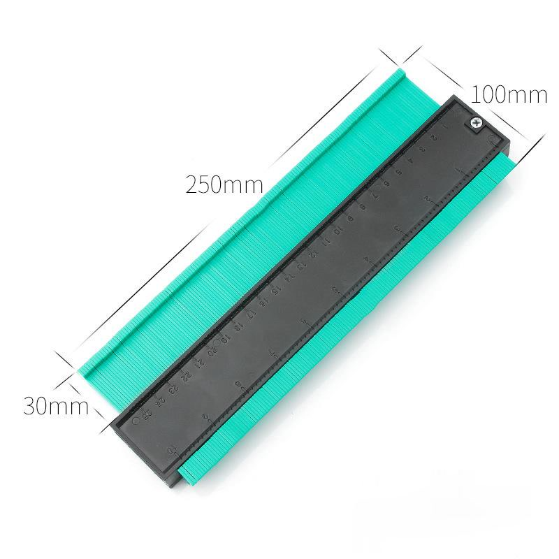 Thước sao chép hình dạng đa năng 12cm 25cm _TKDN