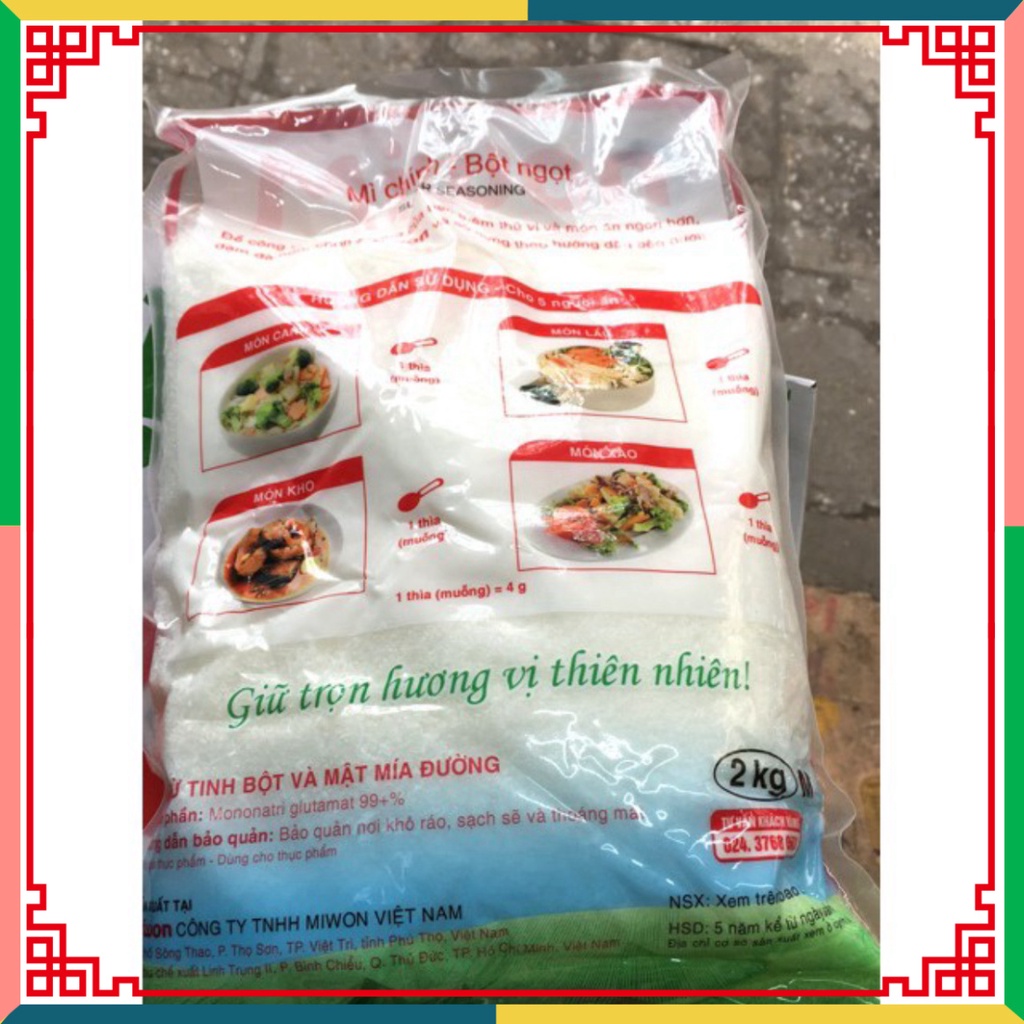 Bịch Mì Chính/Bột Ngọt Miwon 2kg