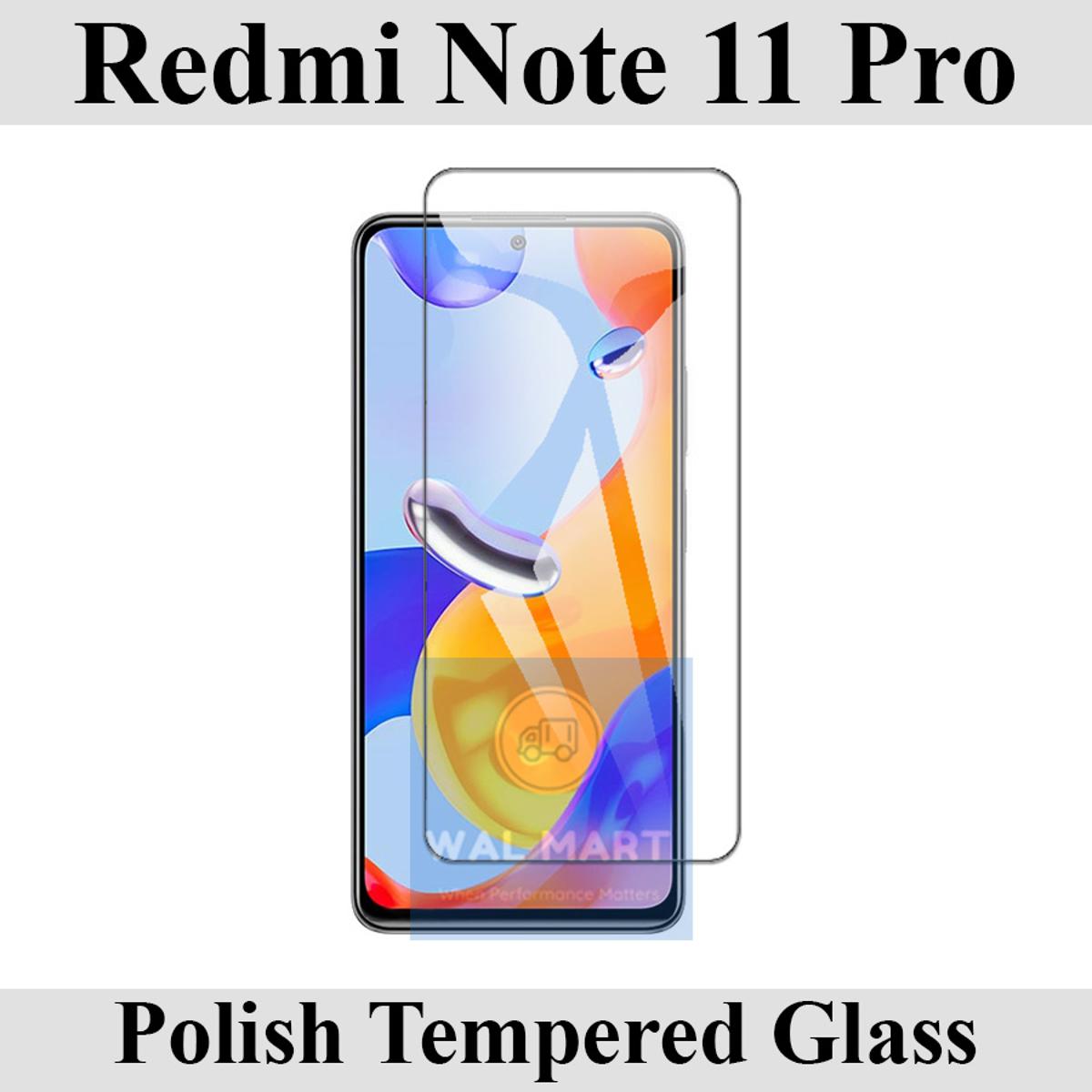 Redmi Note 11 Pro Glass Protector Clear 2.5D Polish Glass For Redmi Note 11 Pro