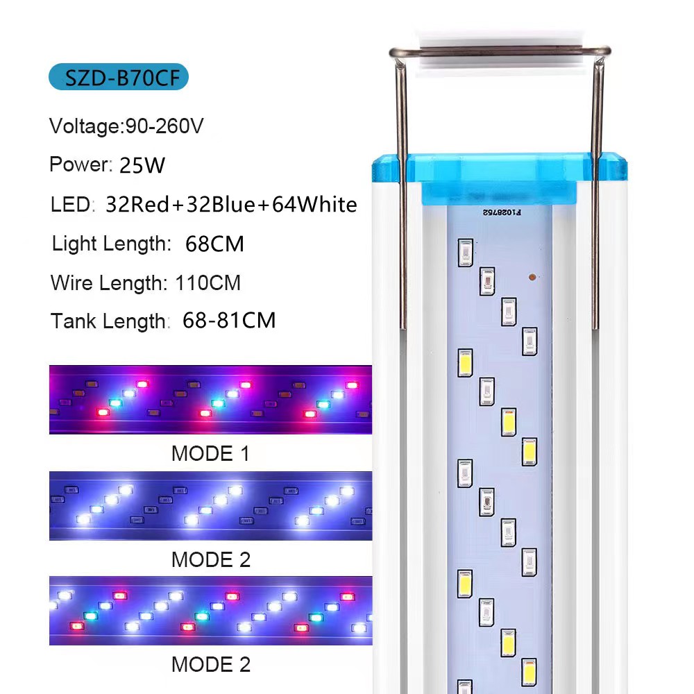 【Ready Stock】3 Colors Aquarium Led Light Colorful Light LED Aquarium