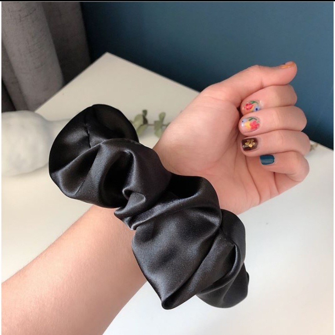 Cột tóc nữ phi bóng /scrunchies phi bóng cao cấp loại to