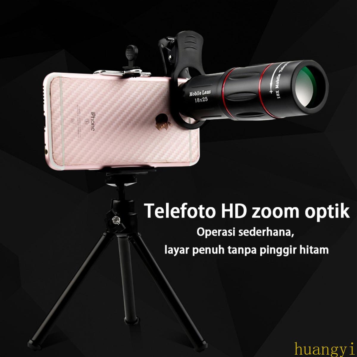 Professional 18X Zoom External Mobile Phone Telescope Camera Lens