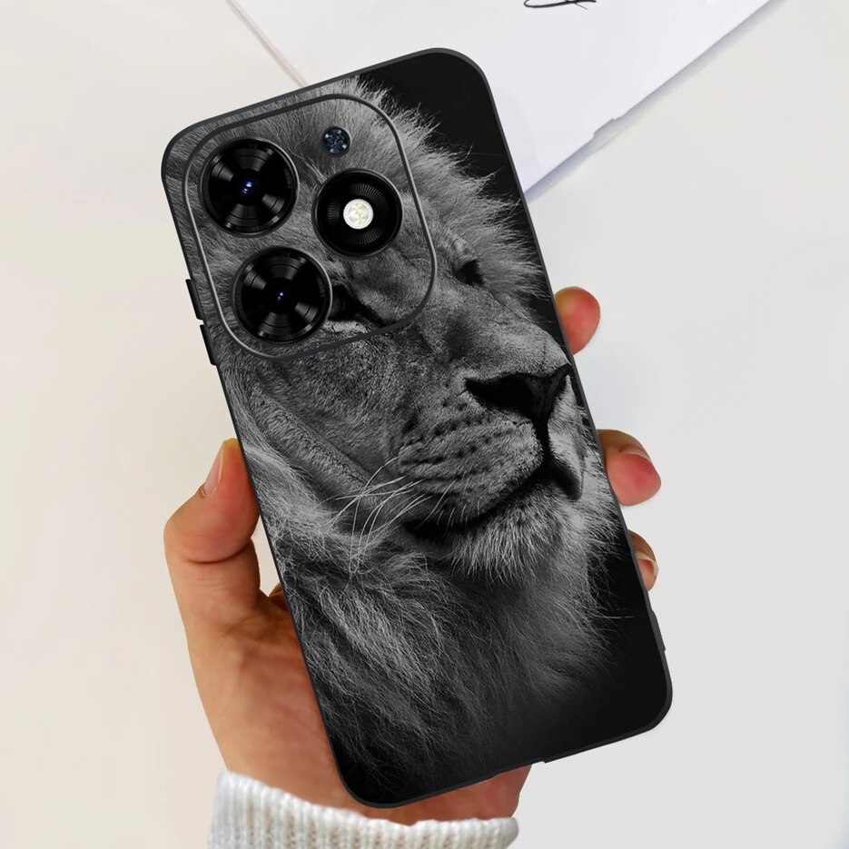 For tecno spark go 2024 case new fashion painted cover 6.6'' soft silicone phone case for tecno spark go 2024 back cover casing