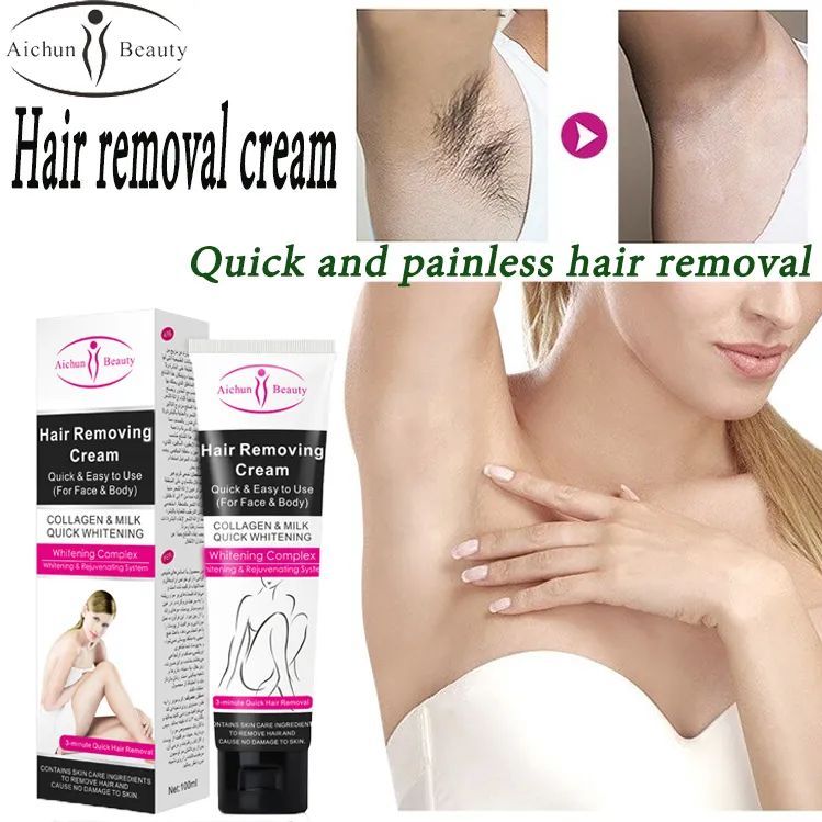 Aichun%20Beauty%20Hair%20Removing%20Cream%20for%20Face%20Body%20Legs%20Bikini%20Abhr%20with%20Painless%20Collagen%20&%20Milk%20100ML%20-%20Image%202