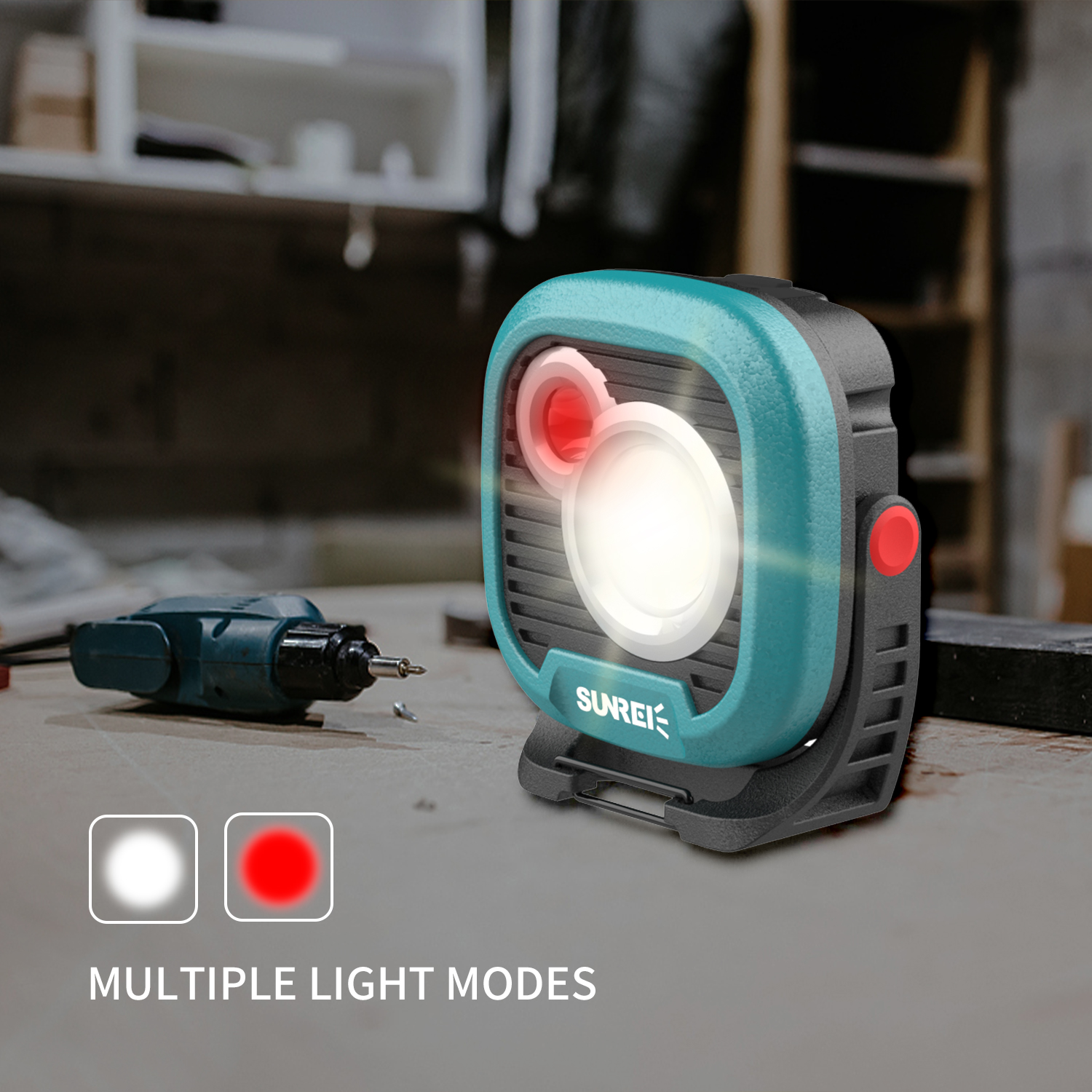 SUNREE C1600 360 Degree Work Light Portable LED Light Tripod Construction Light Work Lamp