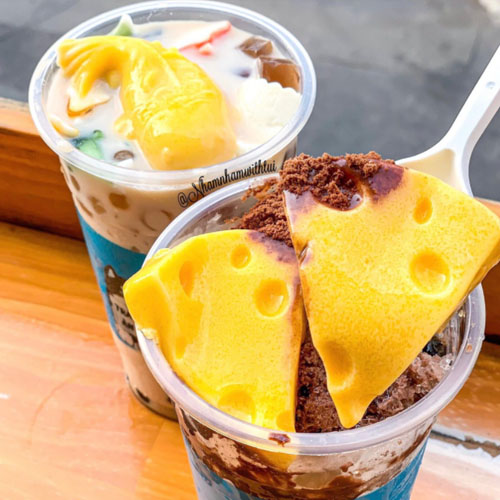 Combo 5 vị Pudding Trứng, Dâu, Khoai Môn, Dưa Lưới, Chocolate (100-500gr)