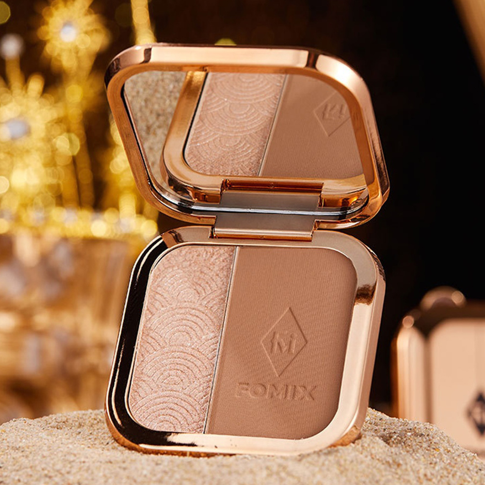 Lorzi FOMIX Highlight Paltte Matte Subtle Long Lasting Pigmented Shading Powder Three-dimensional Shadow Silhouette Shadow Nose Shadow Repair Capacity Powder
