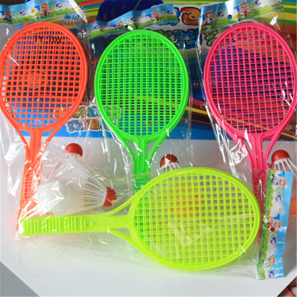 TY Toy Bộ vợt tennis cầu lông ngoài trời cho trẻ em Đồ chơi giáo dục thể thao cha mẹ và con cái