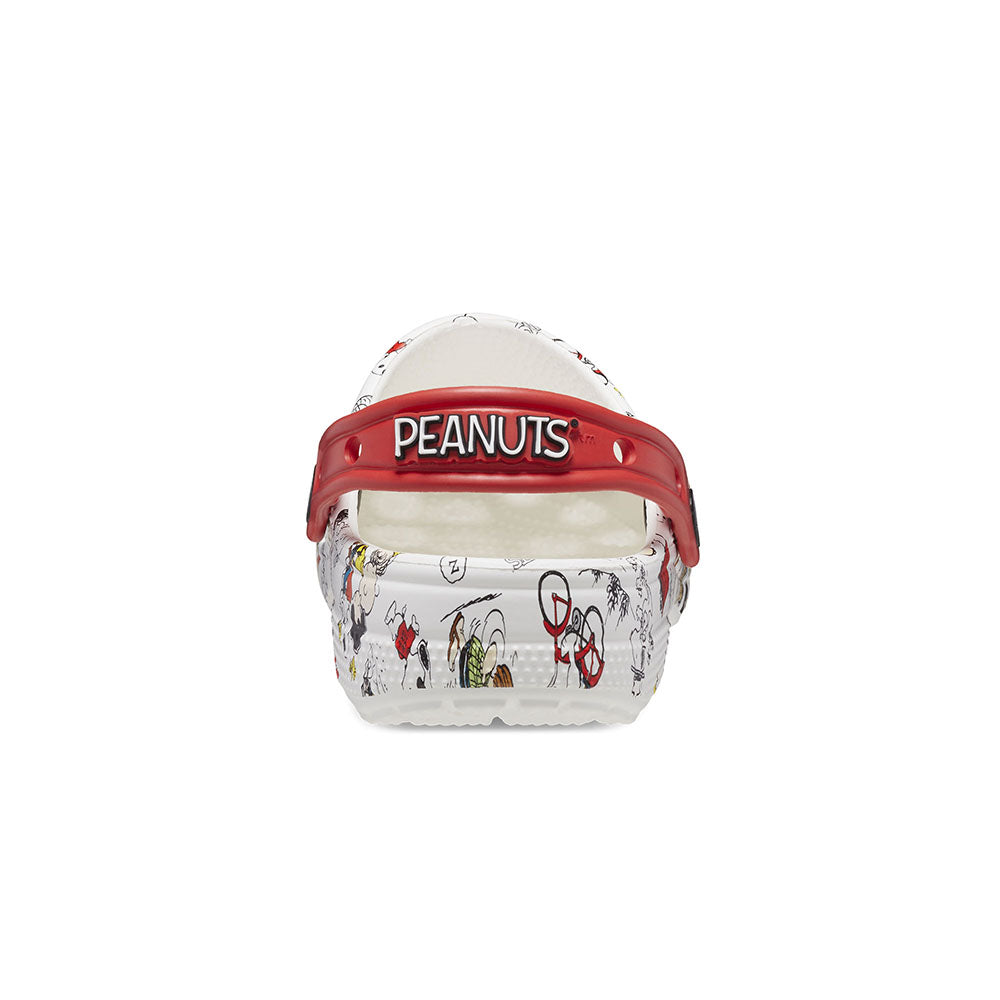 Giày Clog Unisex Crocs Peanuts Classic - White