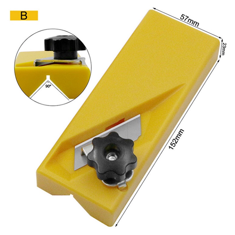 Dao gọt chỉ nẹp nhựa - gọt vát mép gỗ 45° sử dụng lưỡi dao rọc giấy
