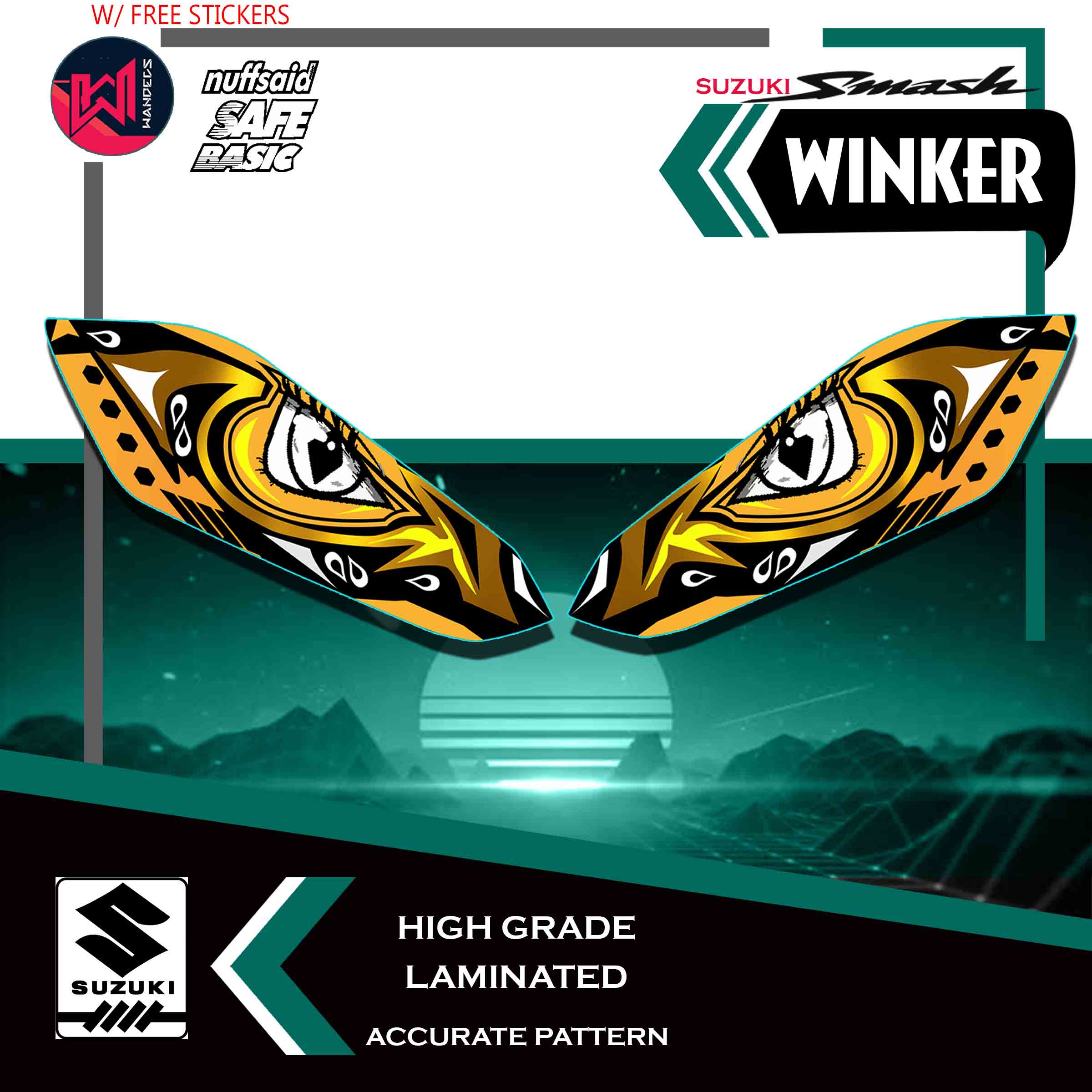 Suzuki Smash 115 Winker Sticker Wandecs Decals Lazada PH