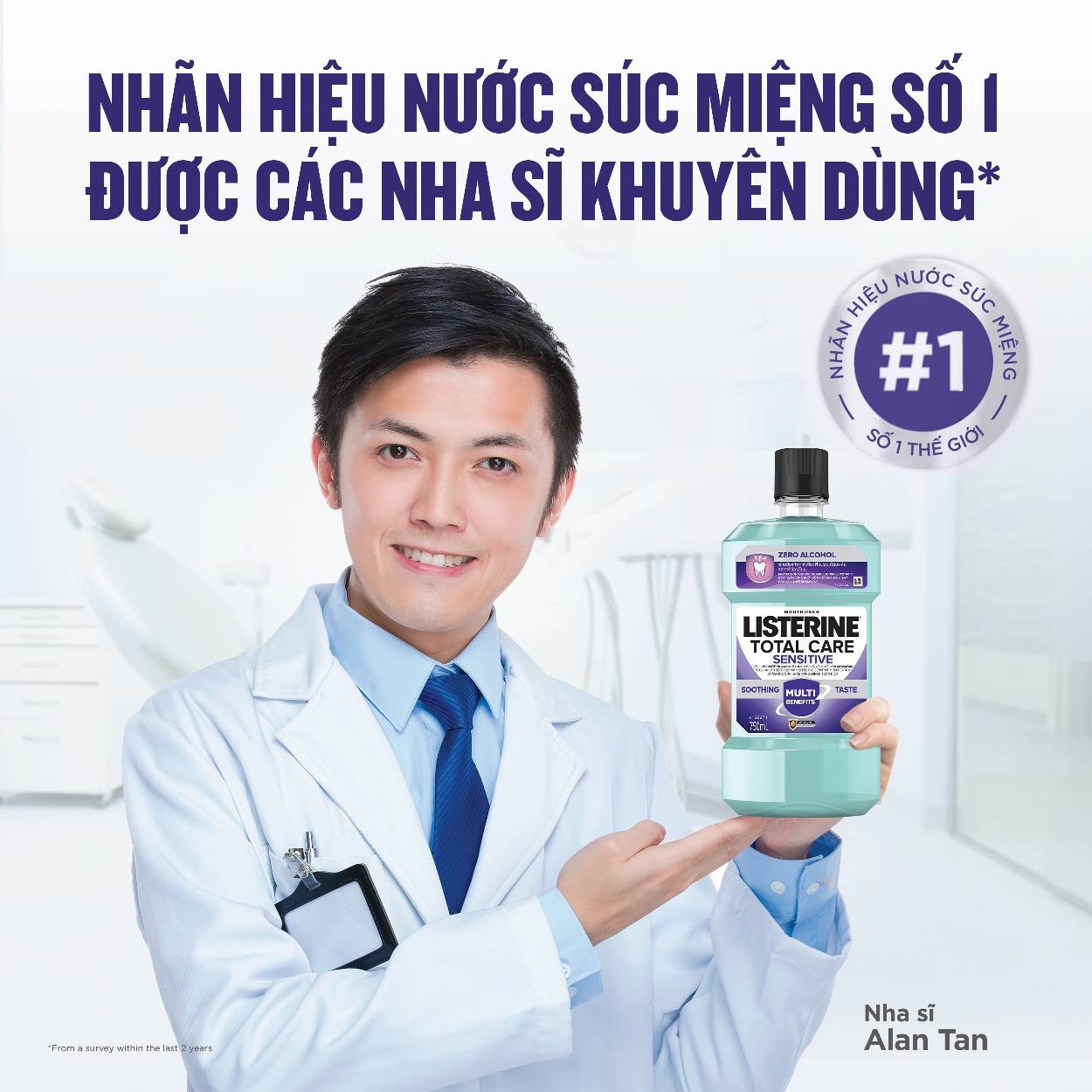 Nước Súc Miệng Listerine Total Care Sensitive 750Ml
