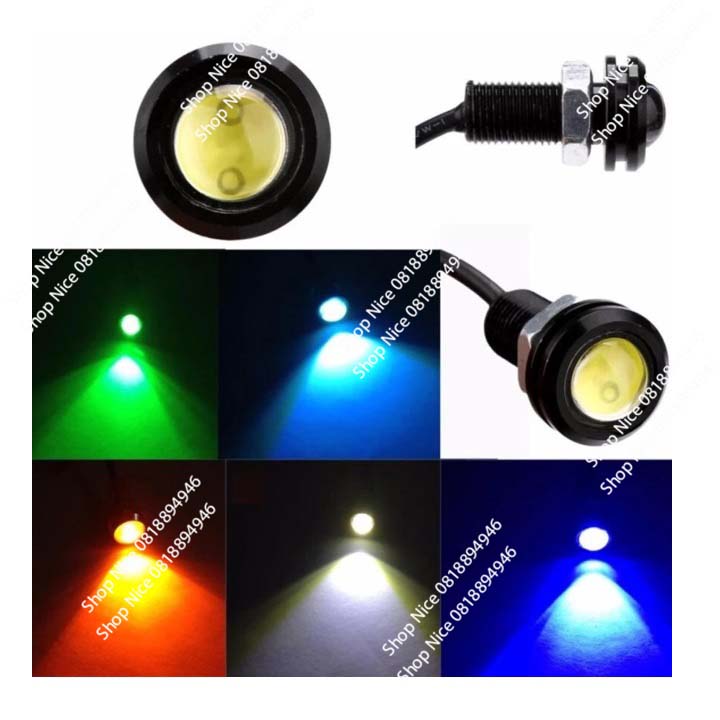 Đèn xi nhan xe máy led cúc áo mắt mèo giá 1 đôi