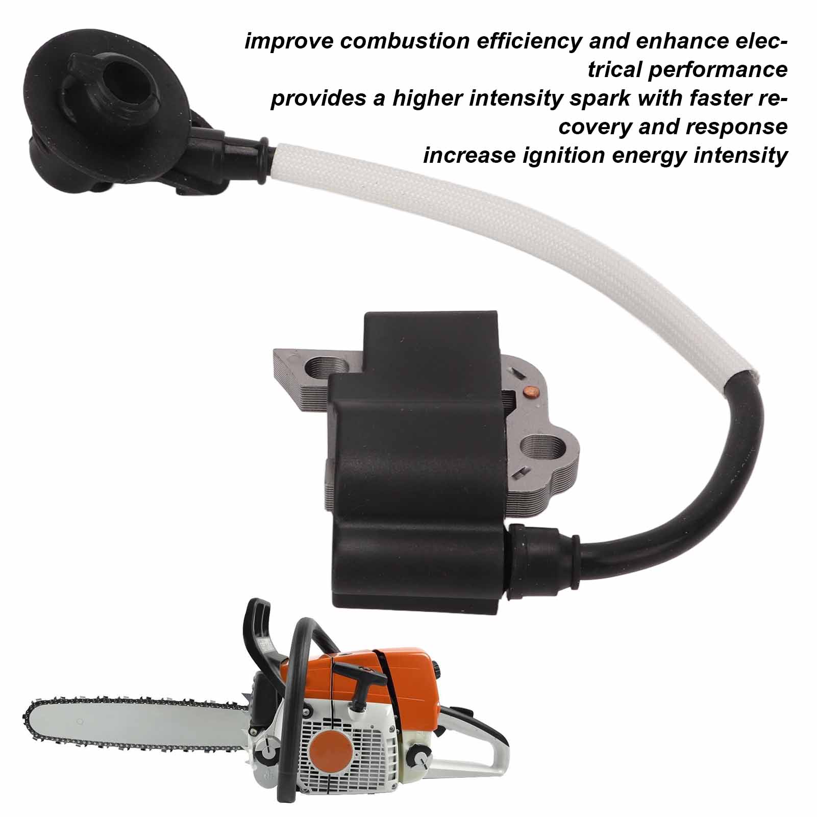 1135 400 1300 Engine Ignition Coil Kit Ignition Module High Efficiency Long Lifespan for Chainsaw