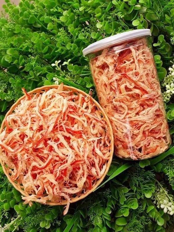 [HCM] Mực Xé Hấp Nước Dừa 300G