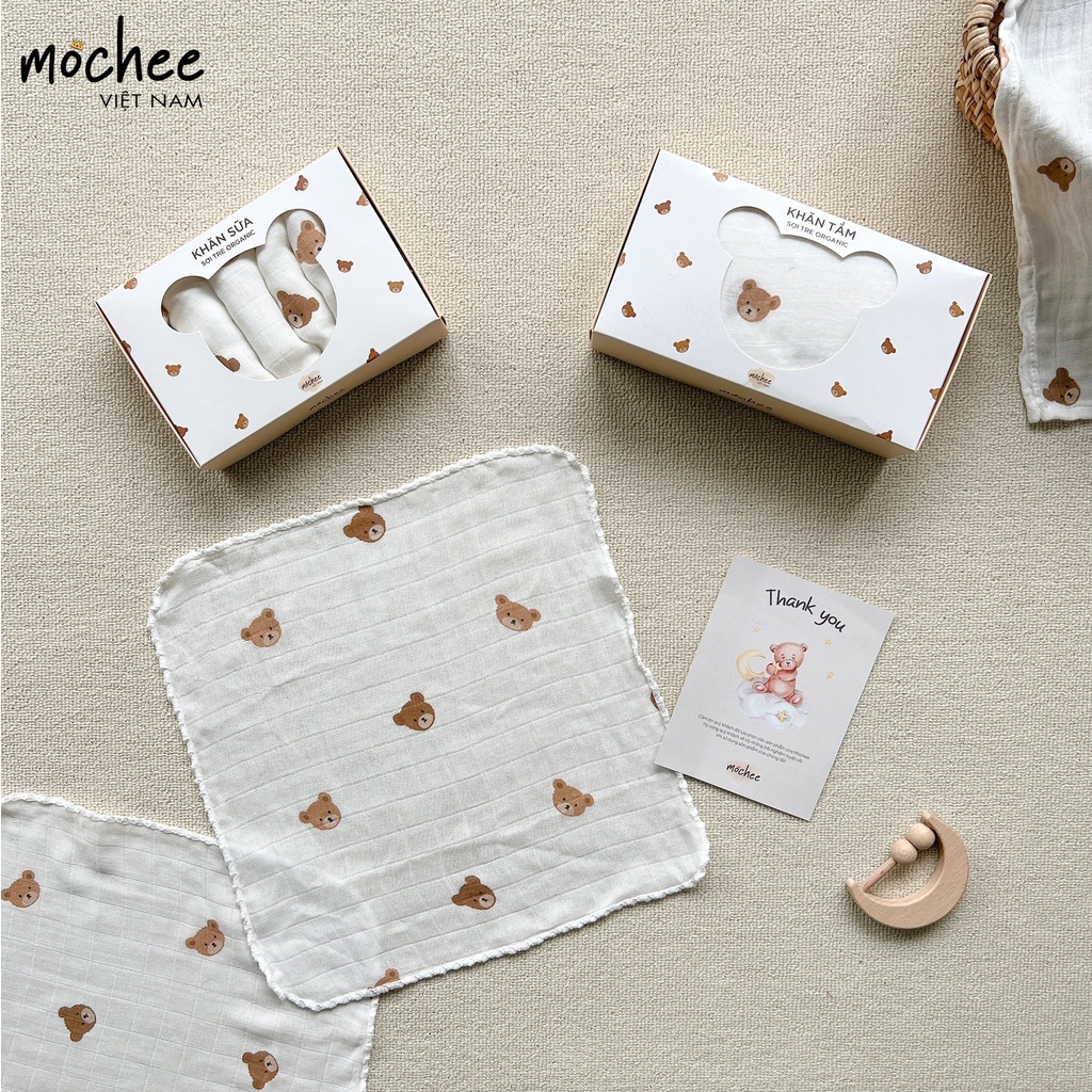 Set 5 Khăn Sữa Sợi Tre Bunny Việt Nam