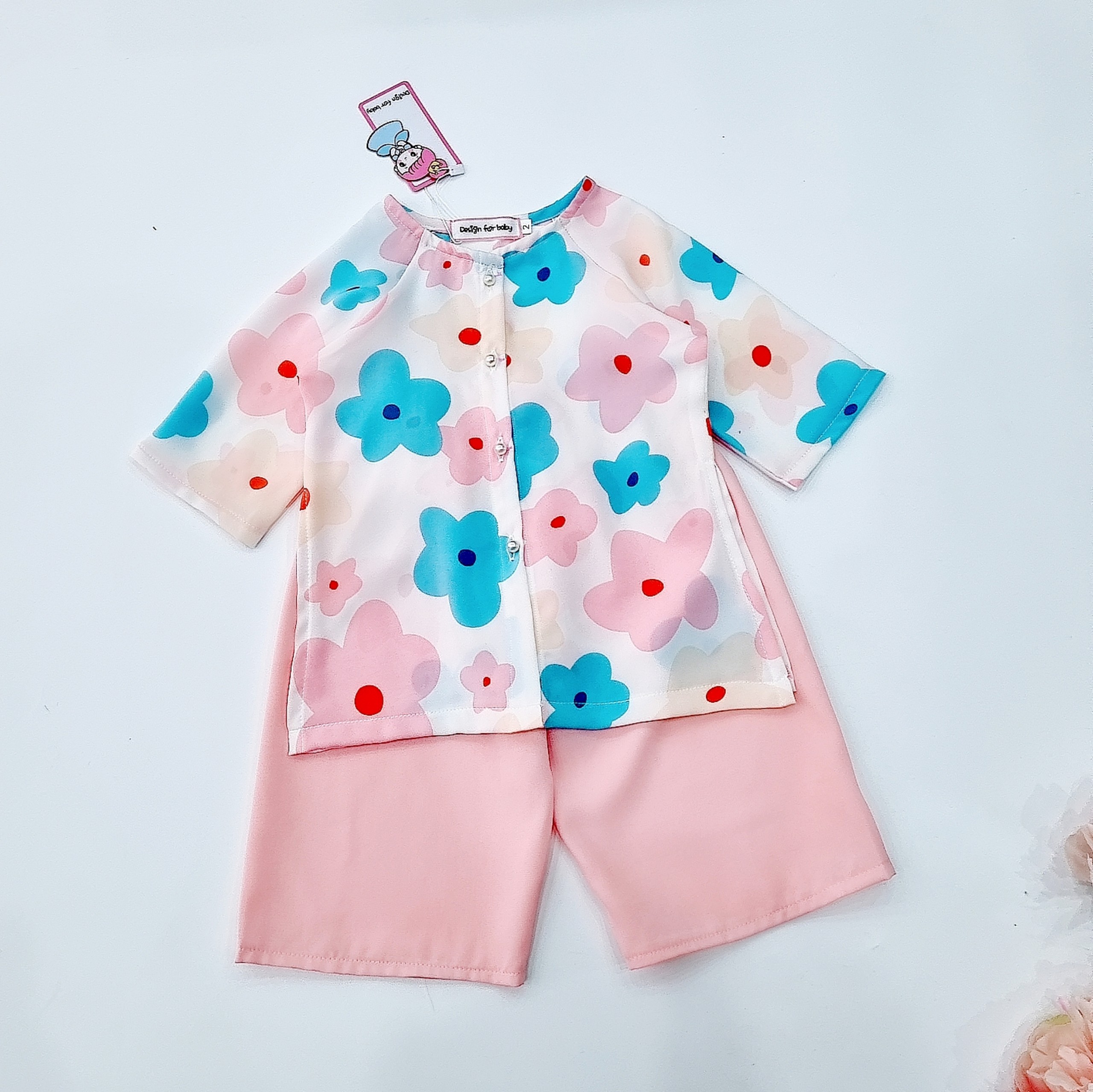 [ CÓ QUÀ TẶNG 💝 ] Set bộ mẹ và bé bà ba hoa anh đào