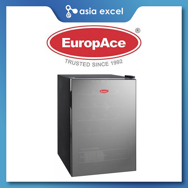 EUROPACE EWC 201 20 BOTTLE WINE CELLAR WITH MIRROR FINISH GLASS DOOR