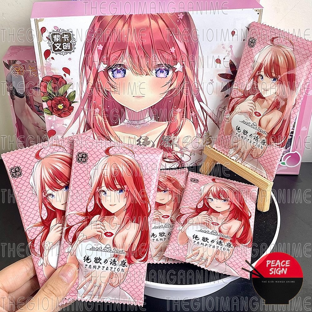Hộp card thẻ SEXY ANIME GIRL thiếu nữ nhân vật anime manga WAIFU gacha ảnh nhân phẩm chibi