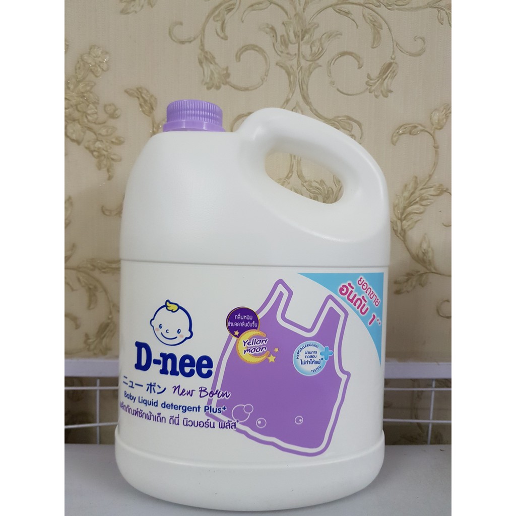 Nước giặt quần áo D-nee 3000ml Thái Lan (Màu Tím)