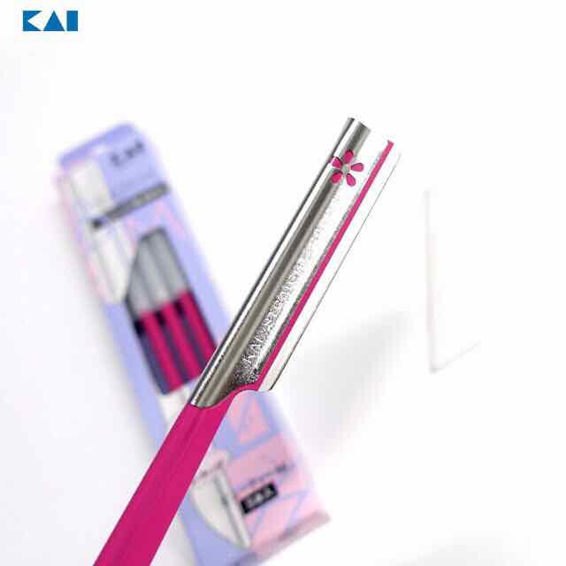 (1 chiếc) Dao cao lông mày KAI Nhật Bản