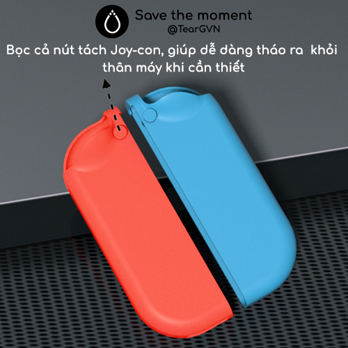 Bọc Silicone mềm mịn Akitomo cho Joy-con Nintendo Switch OLED / Switch 1