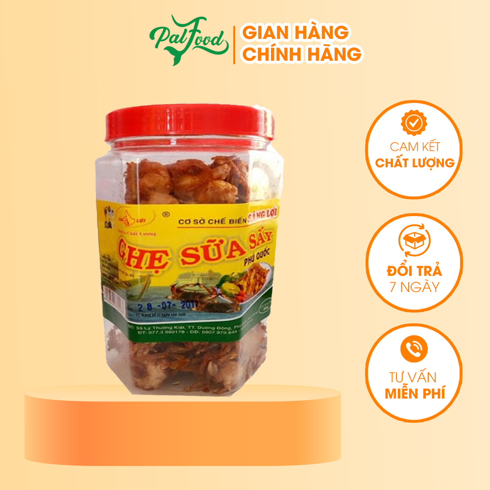 Ghẹ Sữa Sấy -Hũ 200g-PALfood