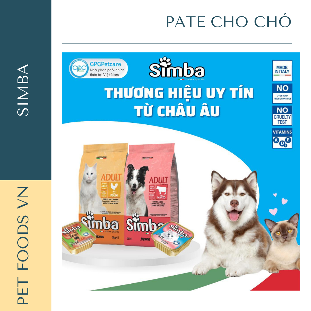 Pate cho chó SIMBA