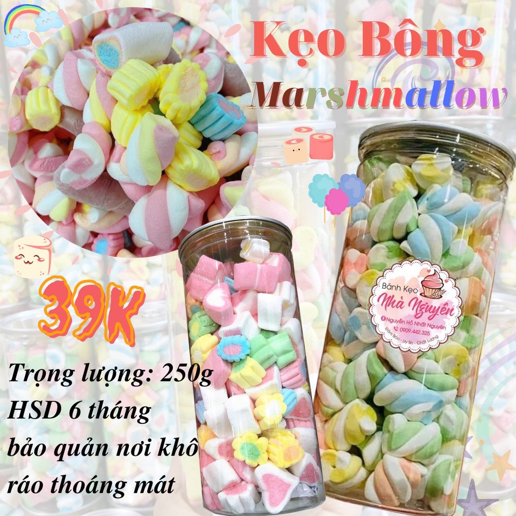Kẹo Bông Marshmallow Thái Lan 250gr