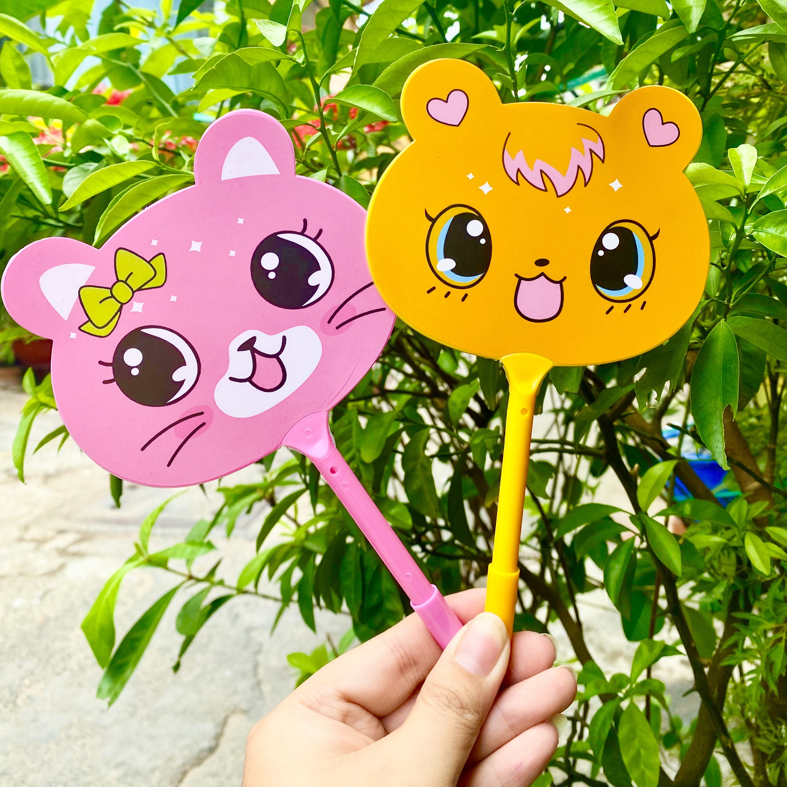 Bút bi hình quạt siêu dễ thương - mực xanh