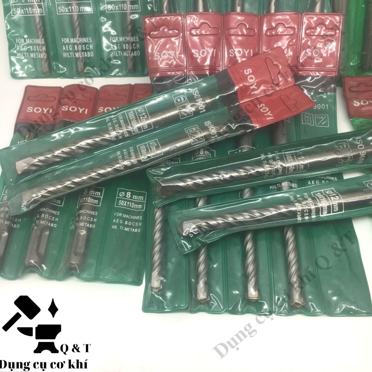 Mũi khoan bê tông soyi giá rẻ các số (6,8,10,12,14,16mm)