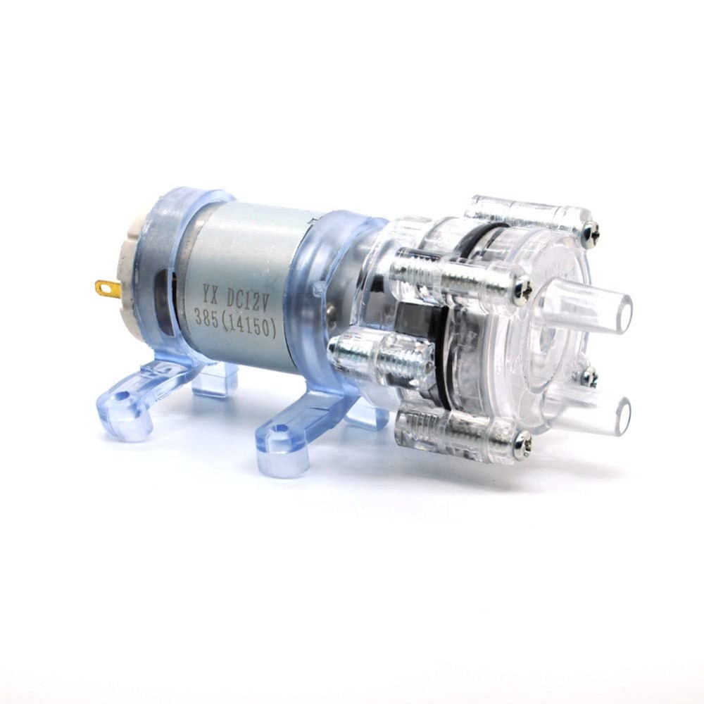 Miracu ek1970 tự mồi dc 6v đến 12v r385 bơm siêu nhỏ tuần hoàn nước thiết bị gia dụng dự án bơm bình nước nóng lạnh