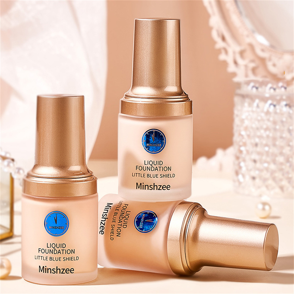 1PC Matte Foundation Make-up Light And Breathable Matte Concealer Cosmetics Durable Foundation Make-up Liquid Foundation Make-up
