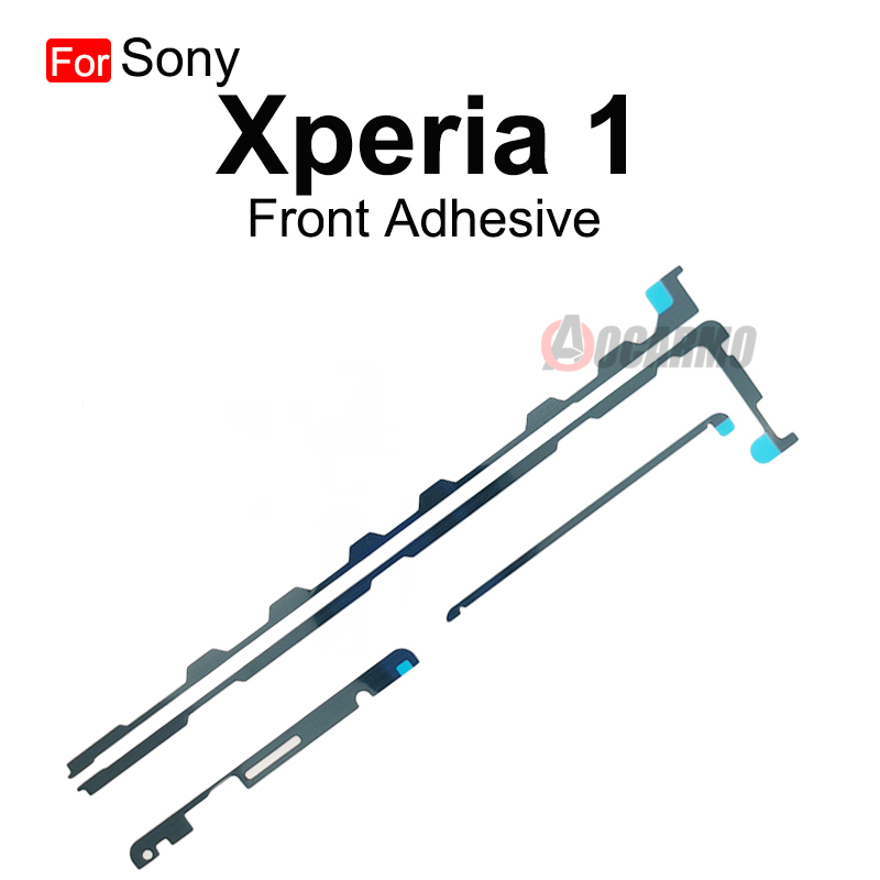 For sony xperia 1 / xz4 j9110 x1 front frame screen lcd adhesive rear housing door back cover sticker tape glue replacement part