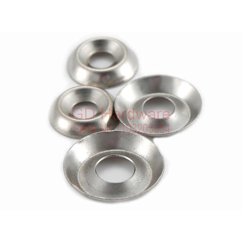 Rondelles Bosselées En Inox 304 - Tailles 6, 8, 10, 12 (filetage Pouce), Finition Brillante, Lot De Différentes