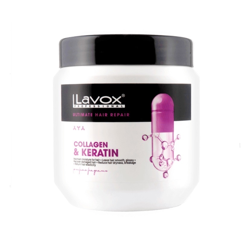 HẤP DẦU PHỤC HỒI TÓC COLLAGEN & KERATIN LAVOX 500ML ( HÀNG CHÍNH HÃNG )