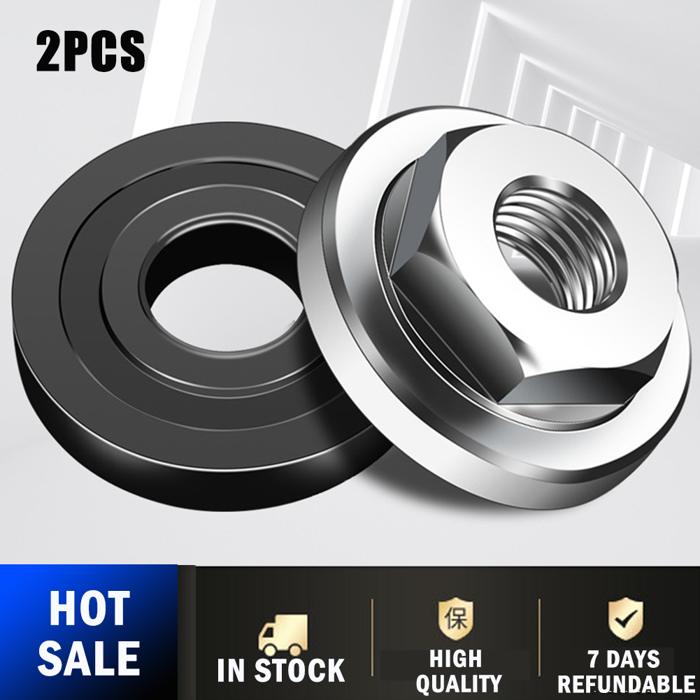 2Pcs Hex Nut Set Tools Replacement For 100 Type Angle Grinder Accessories New