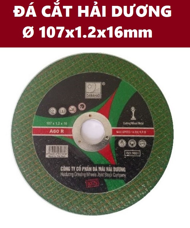 Đá cắt hải dương ø 100 - 107x1.2x16mm