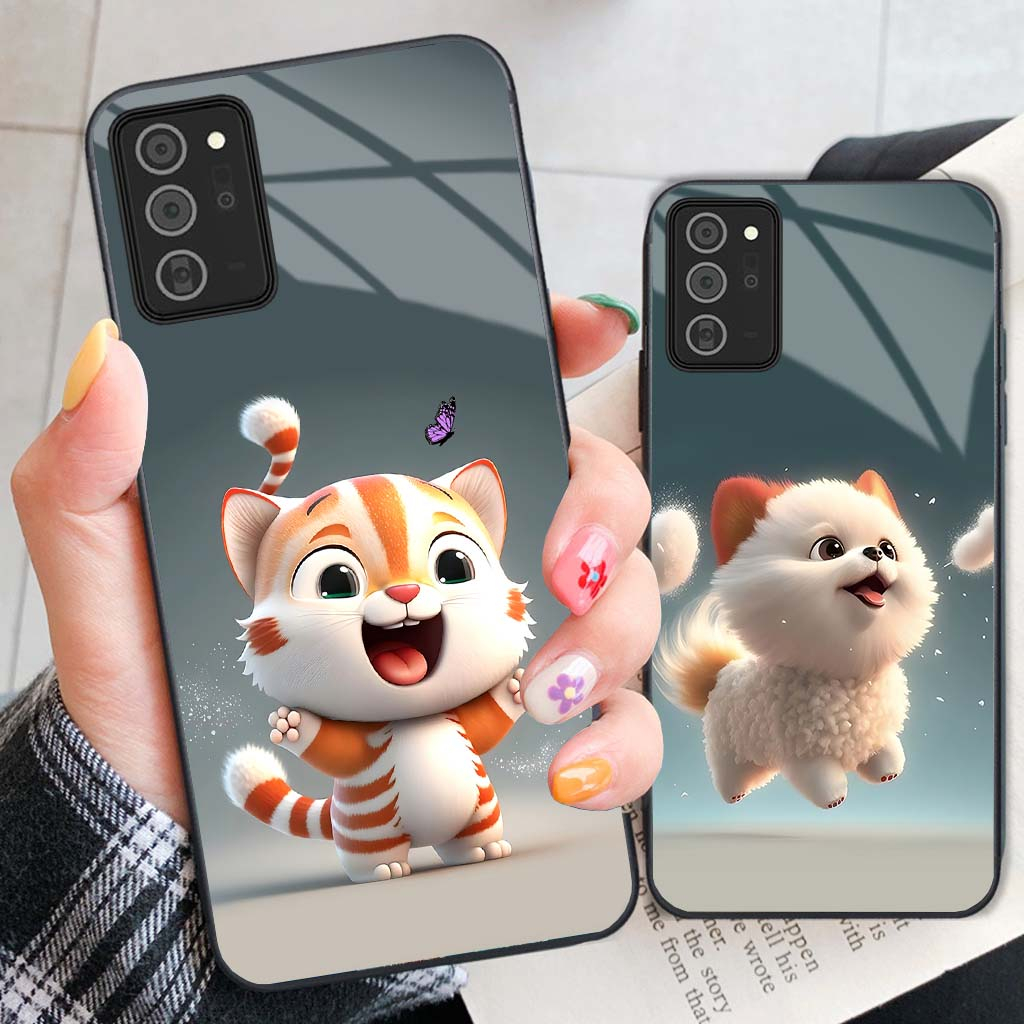 Ốp Lưng Samsung Note 20, Note 20 Plus, Note 20 Ultra Thiết kế bộ 12 con giáp siêu cute