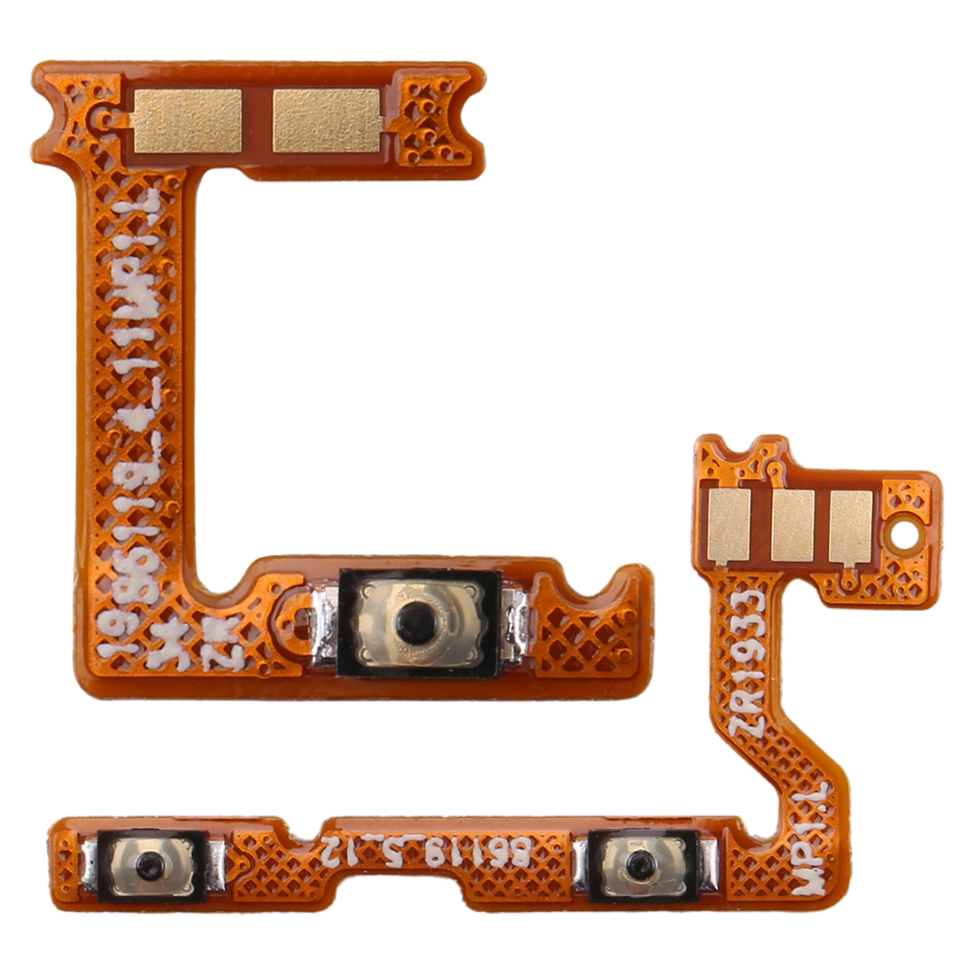 For galaxy a20s 1 pair power button & volume button flex cable