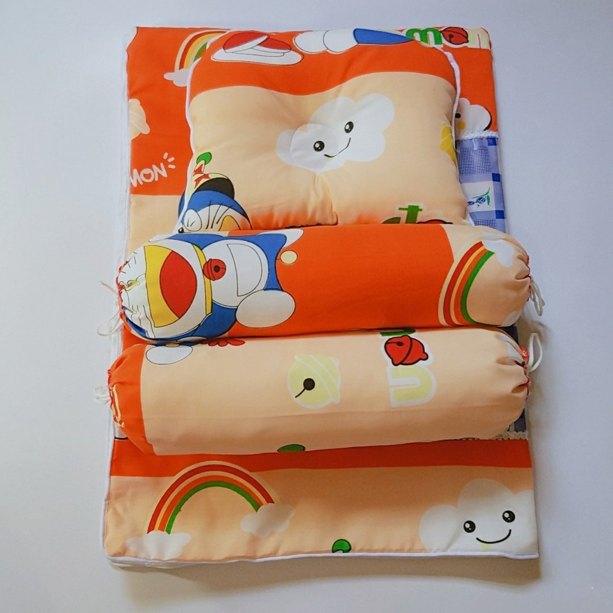 Bộ gối nệm sơ sinh kate cho bé-đủ màu
