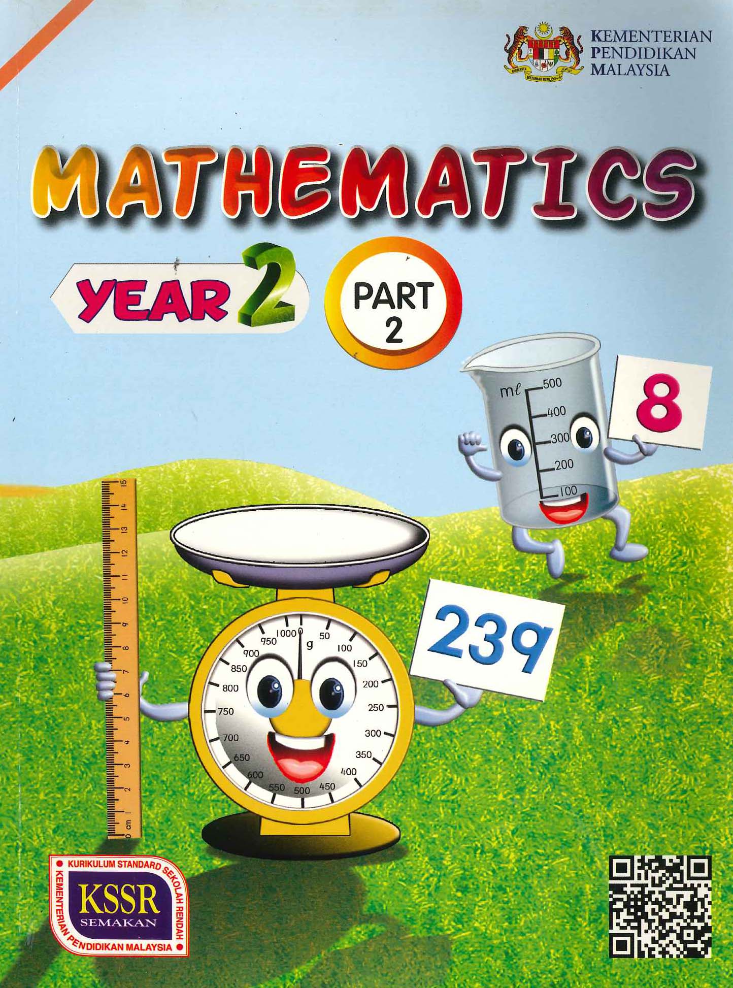 DBP TEXTBOOK MATHEMATICS YEAR 2 PART 2 KSSR SEMAKAN DLP - 9789834918392 ...