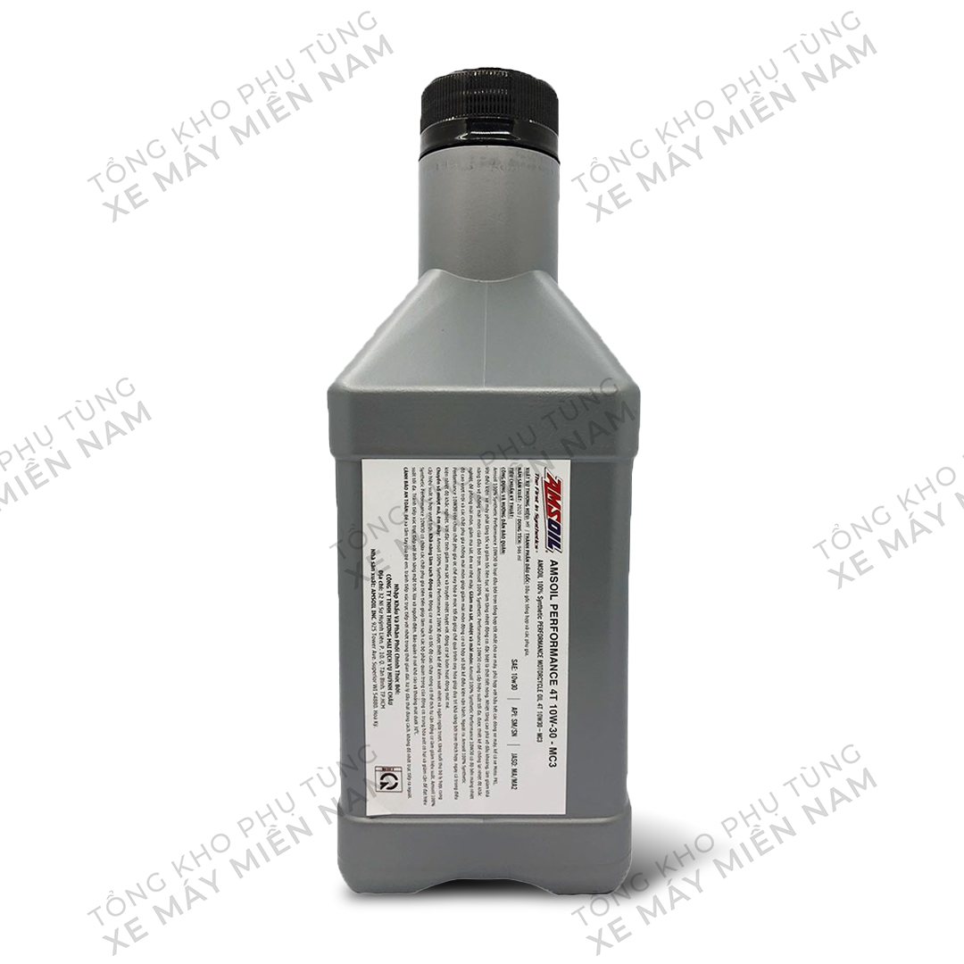 Nhớt xe số Amsoil 4T 10W30 (MC3) 946ml [CHÍNH HÃNG]