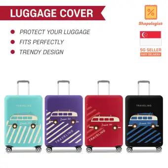 elastic luggage cover