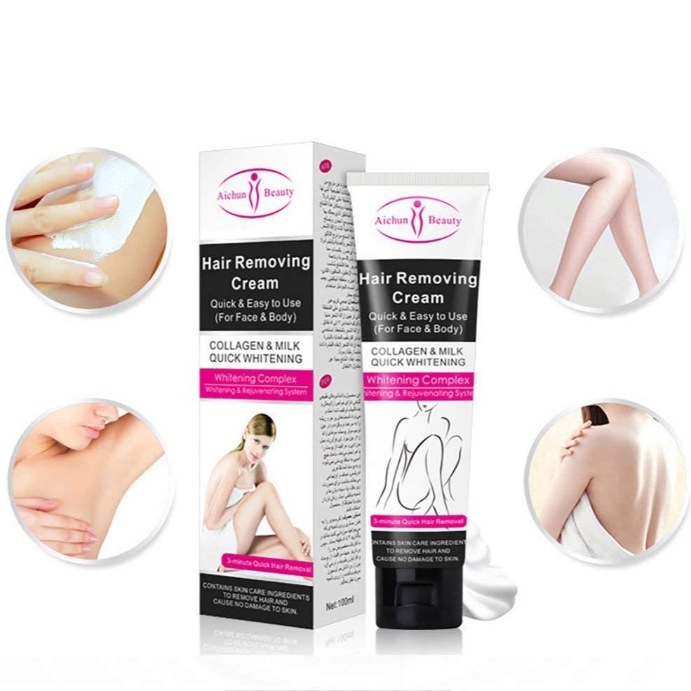 Aichun%20Beauty%20Hair%20Removing%20Cream%20for%20Face%20Body%20Legs%20Bikini%20Abhr%20with%20Painless%20Collagen%20&%20Milk%20100ML%20-%20Image%203